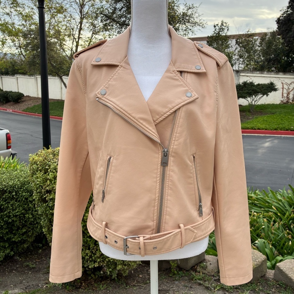 Levi’s Faux Leather  Moto Jacket NWOT Size Large